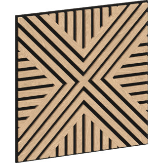 Mexen Linea 06 panel ścienny akustyczny 60 x 60 cm (4szt.), filc 9 mm, fornir techniczny, Bielony Dąb - S110-60607-06-040