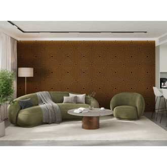 Akustický nástěnný panel Mexen Linea 13 60 x 60 cm (4 ks), plsť 9 mm, technická dýha, přírodní dub - S110-60607-13-042