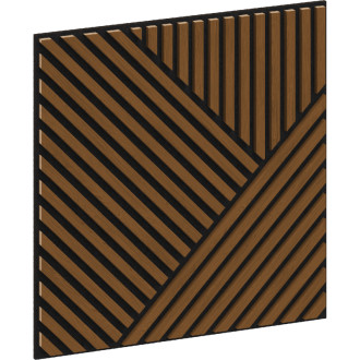 Mexen Linea 25 panel ścienny akustyczny 60 x 60 cm (4szt.), filc 9 mm, fornir techniczny, Dąb Natural - S110-60607-25-042