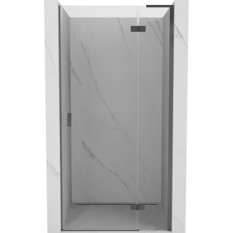 Sprchové dveře Mexen Mist-H L s pravými panty 100 cm, průhledné, stříbrná - 8A5L-100-000-95-00-P