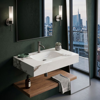 Nástěnné umyvadlo REA Aresa Cold Jade 80