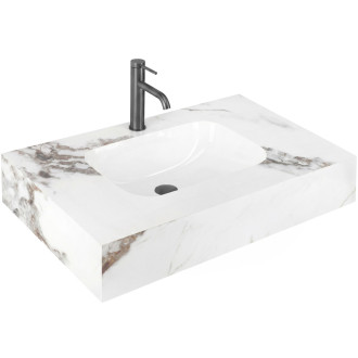 Nástěnné umyvadlo REA Aresa Cold Jade 80