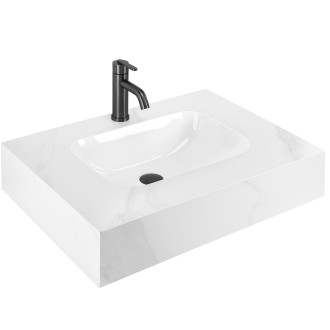 Nástěnné umyvadlo REA Aresa Belt White 70