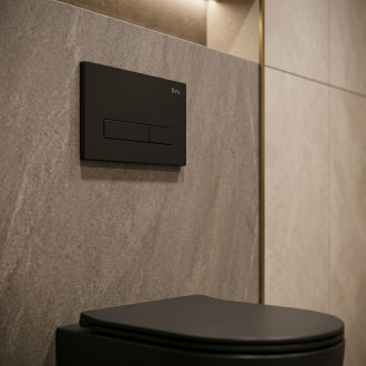 Ovládací tlačítko k podomítkovým systémům WC HD K011A-Q a Slim 024N Black