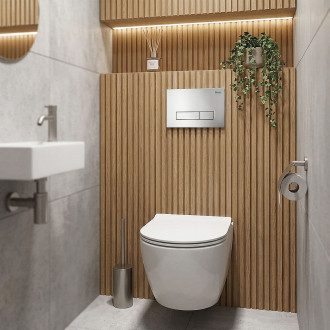 Ovládací tlačítko k podomítkovým systémům WC HD K011A-Q and Slim 024N Satin
