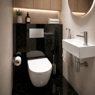 Ovládací tlačítko k podomítkovým systémům WC HD K011A-Q and Slim 024N Satin