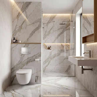 Ovládací tlačítko k podomítkovým systémům WC HD K011A-Q and Slim 024N Satin