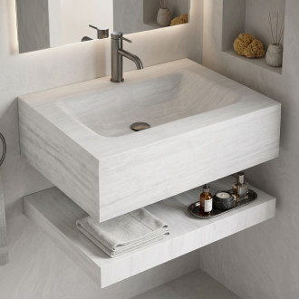 Závěsné umyvadlo s policí Rea Apollo Muralto Roma 70