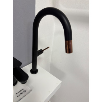 VÝPRODEJ Rea Baterie umyvadlová vysoká Apollo BlackRose Gold REA-B9601
