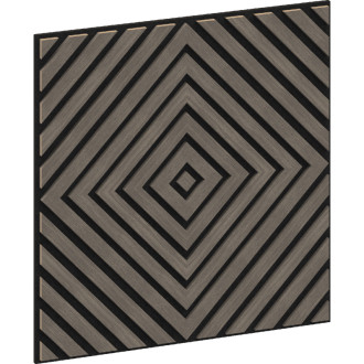 Mexen Linea 03 panel ścienny akustyczny 60 x 60 cm (4szt.), filc 9 mm, fornir techniczny, Szary Dąb - S110-60607-03-043