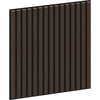 Akustický nástěnný panel Mexen Linea 15 60 x 60 cm (4 ks), plsť 9 mm, technická dýha, dub Mocca - S110-60607-15-045