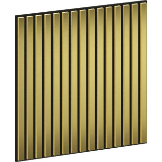 Akustický nástěnný panel Mexen Linea 15 60 x 60 cm (4 ks), plsť 9 mm, technická dýha, zlatá - S110-60607-15-057