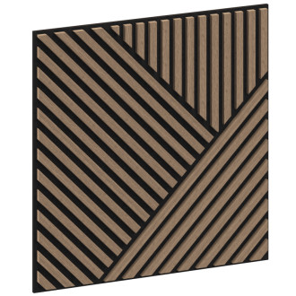 Mexen Linea 25 panel ścienny akustyczny 60 x 60 cm (4szt.), filc 9 mm, fornir techniczny, Jasny Orzech - S110-60607-25-047