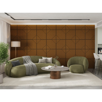 Mexen Linea 26 panel ścienny akustyczny 60 x 60 cm (4szt.), filc 9 mm, fornir techniczny, Dąb Natural - S110-60607-26-042