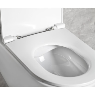 INFINITY závěsná WC mísa, Rimless, 36,5x53cm, bílá 10NF02005