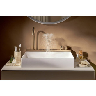 Umyvadlo s termostatickou baterií Hansgrohe Avalegra 58x47,5 cm mat 22472140