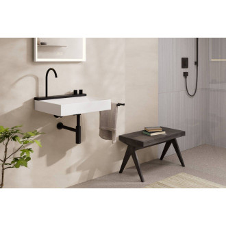 Umyvadlo s termostatickou baterií Hansgrohe Avalegra 58x47,5 cm mat 22472670