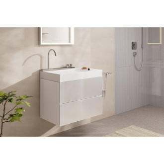 Umyvadlo s termostatickou baterií Hansgrohe Avalegra 78x47,5 cm mat 22473000