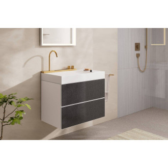 Umyvadlo s termostatickou baterií Hansgrohe Avalegra 78x47,5 cm mat 22473140