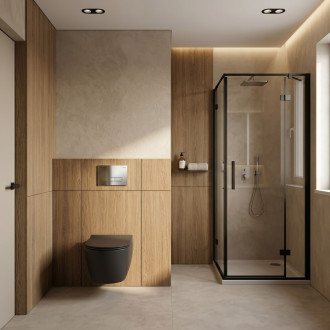 Podomítkový Instalační Set Slim 024N pro WC s Tlačítkem HD Chrome