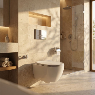 Podomítkový Instalační Set Slim 024N pro WC s Tlačítkem HD Chrome