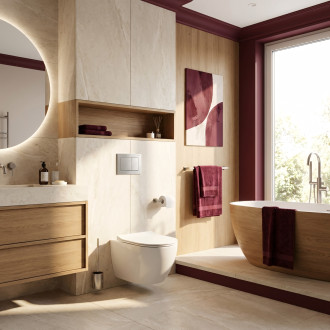 Ovládací tlačítko k podomítkovým systémům WC J K011A-Q a Slim 024N Satin