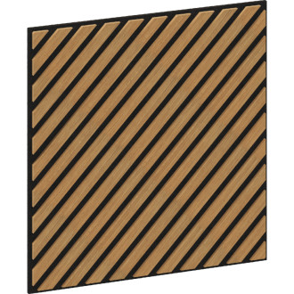 Mexen Linea 39 panel ścienny akustyczny 60 x 60 cm (4szt.), filc 9 mm, fornir techniczny, Dąb Classic - S110-60607-39-041