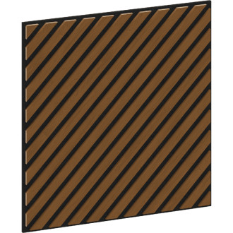 Mexen Linea 39 panel ścienny akustyczny 60 x 60 cm (4szt.), filc 9 mm, fornir techniczny, Dąb Natural - S110-60607-39-042