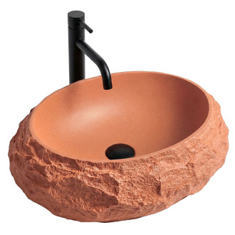 REA Umyvadlo na desku Mika Terracotta REA-U7349