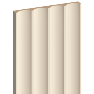 Mexen Strio 01 drážkované nástěnné lamely 280 x 14,5 cm (2 ks), béžové - S120-280-01-303