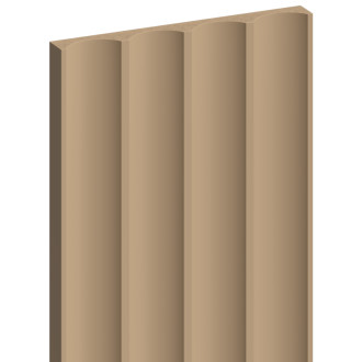 Mexen Strio 01 drážkované nástěnné lamely 280 x 14,5 cm (2 ks), cappuccino - S120-280-01-304