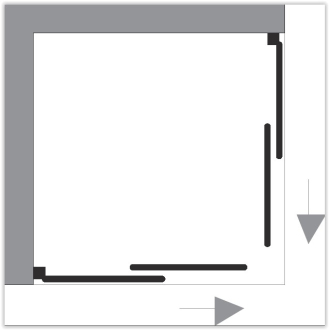 ANGOLO - VELA EX. 70x70x185 cm OLBVEL70EX