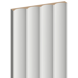 Mexen Strio 01 drážkované nástěnné lamely 280 x 14,5 cm (2 ks), světle šedé - S120-280-01-305