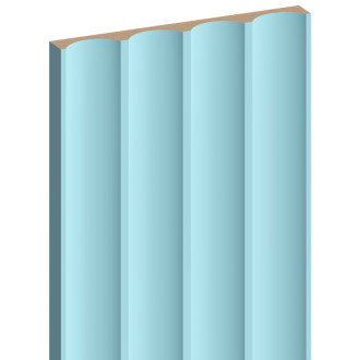 Mexen Strio 01 drážkované nástěnné lamely 280 x 14,5 cm (2 ks), modré - S120-280-01-309