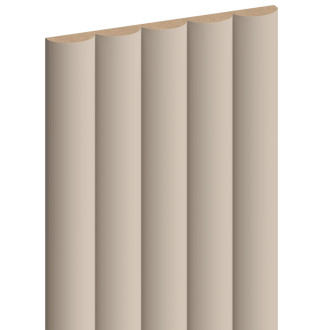 Mexen Strio 02 drážkované nástěnné lamely 280 x 14,5 cm (2 ks), kašmír - S120-280-02-302