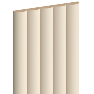 Mexen Strio 02 drážkované nástěnné lamely 280 x 14,5 cm (2 ks), béžové - S120-280-02-303