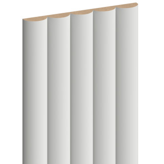 Mexen Strio 02 drážkované nástěnné lamely 280 x 14,5 cm (2 ks), světle šedé - S120-280-02-305