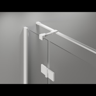 Mexen Mist-H T kabina prysznicowa uchylna lewa 120 x 95 cm, transparent, biała - 8A5T-120-095-20-00-L