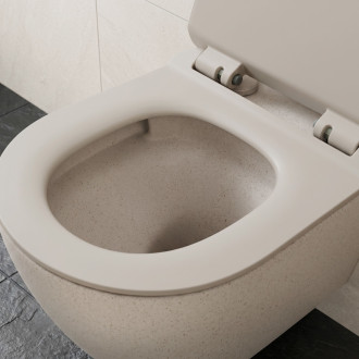 Závěsná WC mísa REA Carlo Mini Tornado Greige