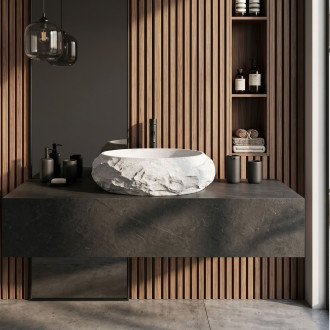 Rea Umyvadlo na desku Mika Light Grey REA-U3223