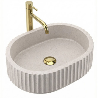 Rea Umyvadlo na desku Margaret Beige REA-U7343