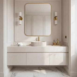 Rea Umyvadlo na desku Margaret Beige REA-U7343