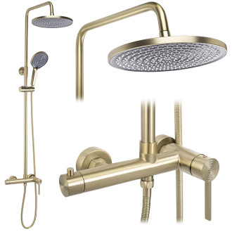 Rea Sprchový set Rea Foster Brush Nickel REA-P9673