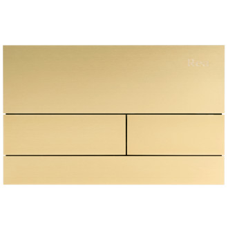 Podomítkový Instalační Set Slim 024N pro WC s Tlačítkem T Brush Gold