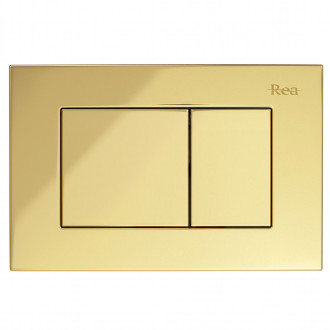 Rea Podomítkový Instalační Set Slim 024N pro WC s Tlačítkem J Gold KPL-E1636