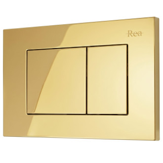 Rea Podomítkový Instalační Set Slim 024N pro WC s Tlačítkem J Gold KPL-E1636
