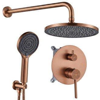Rea Podomítková sprchová sada Rea Foster Brush Copper + BOX REA-P7621