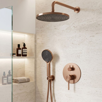 Podomítková sprchová sada Rea Foster Brush Copper + BOX