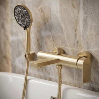 Koupelnová baterie REA Hunter  Brush Gold