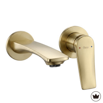 Rea Podomítková umyvadlová baterie REA VISION Brush Gold + BOX REA-B6883